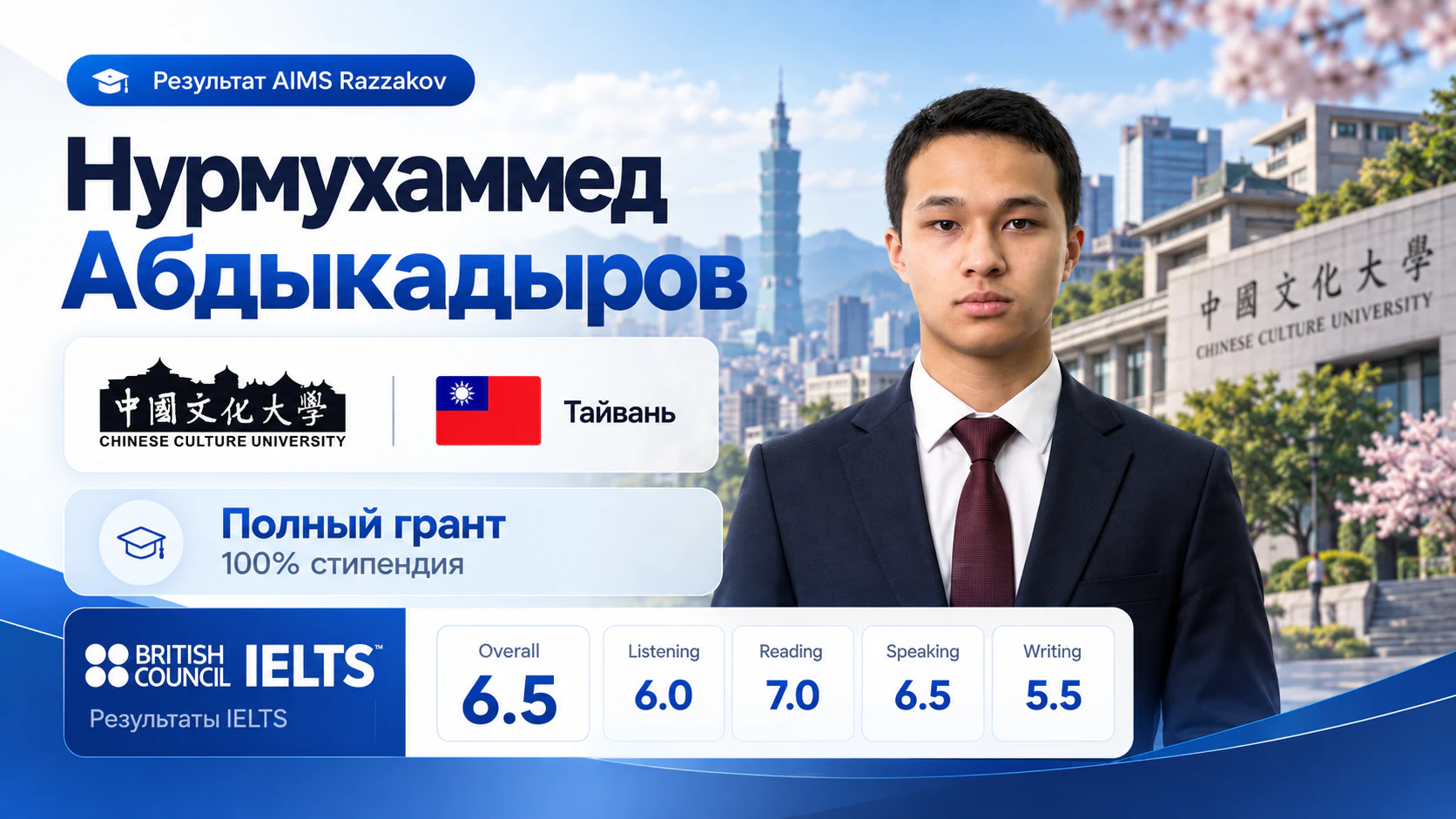 Нурмухаммед Абдыкадыров — Aalam International School